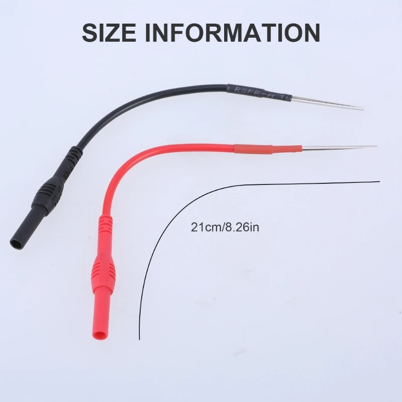 Ô Tô Sau Đầu Dò Bộ 4 Mm Chuối Cắm Linh Hoạt Dẫn Thử Kết Nối Dây 21 Thả Con Tàu