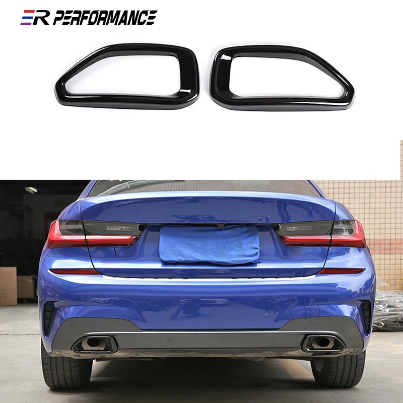 Fit For 20-22 BMW 3 Series Cars Accessories Stainless Steel Exhaust Tailpipe Cover Auto Modified Parts Output Cover Muffler