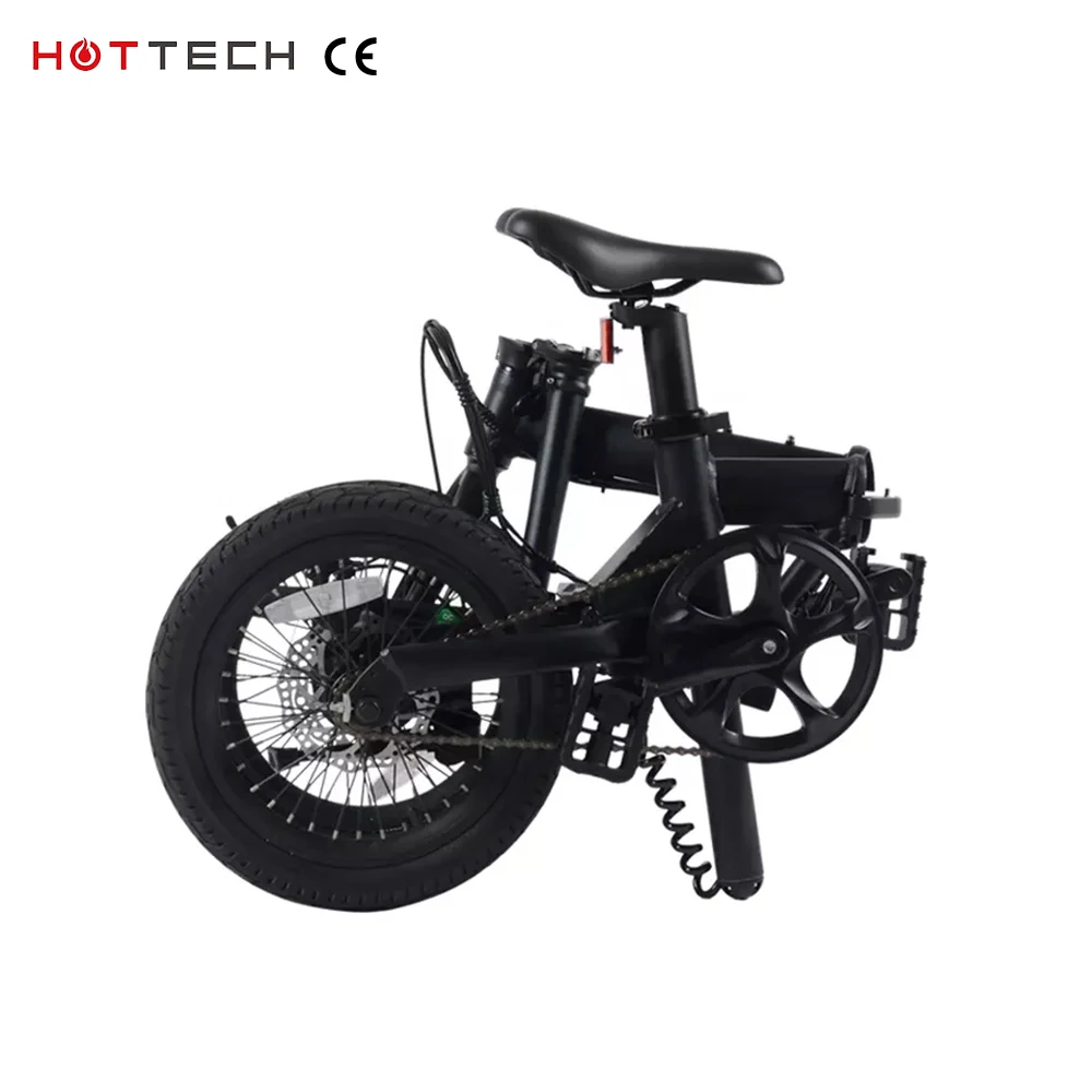 Hottech China Manufacturer Folding 36v 250w Electric Bike 16 Inch E Bike European warehouse