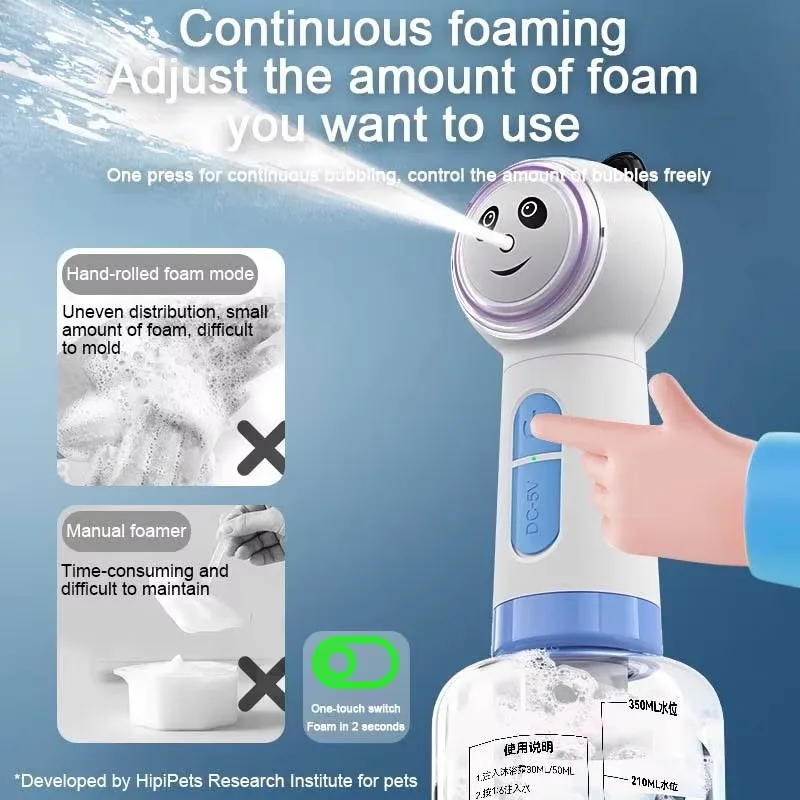 Cute Automatic Soap Dispenser for Pet Bath