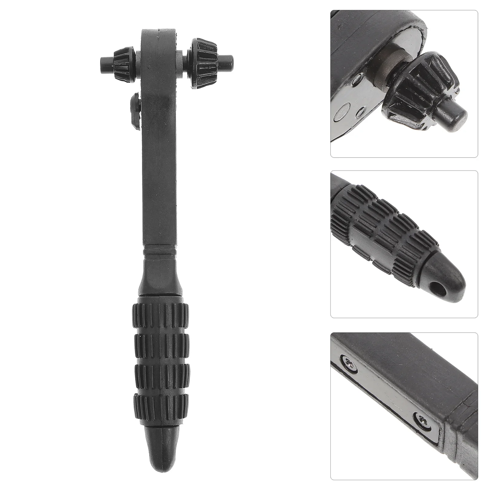 

2 in 1 Drill Chuck Spanner Ratchet Wrench Key Portable Dual-Headed Hand Tool for Power Operation Hand Tool