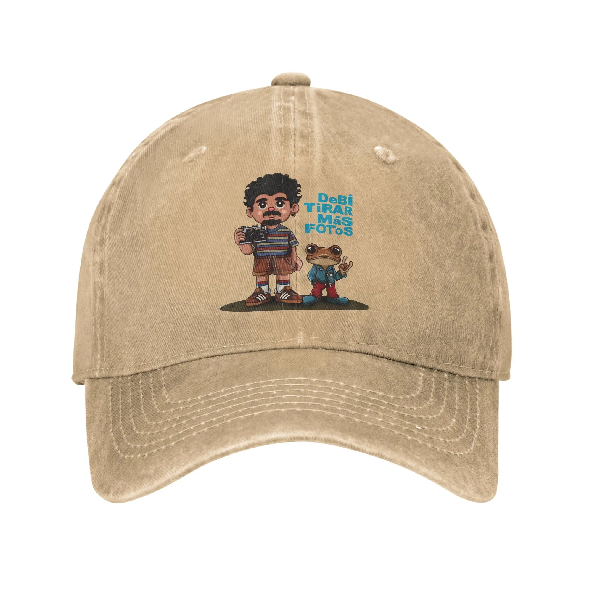 Spring Art  Bad Bunny Baseball Cap Sun  High Quality Design Washed Trucker Hat Men Adult Fashion Outdoor Sport Baseball Caps