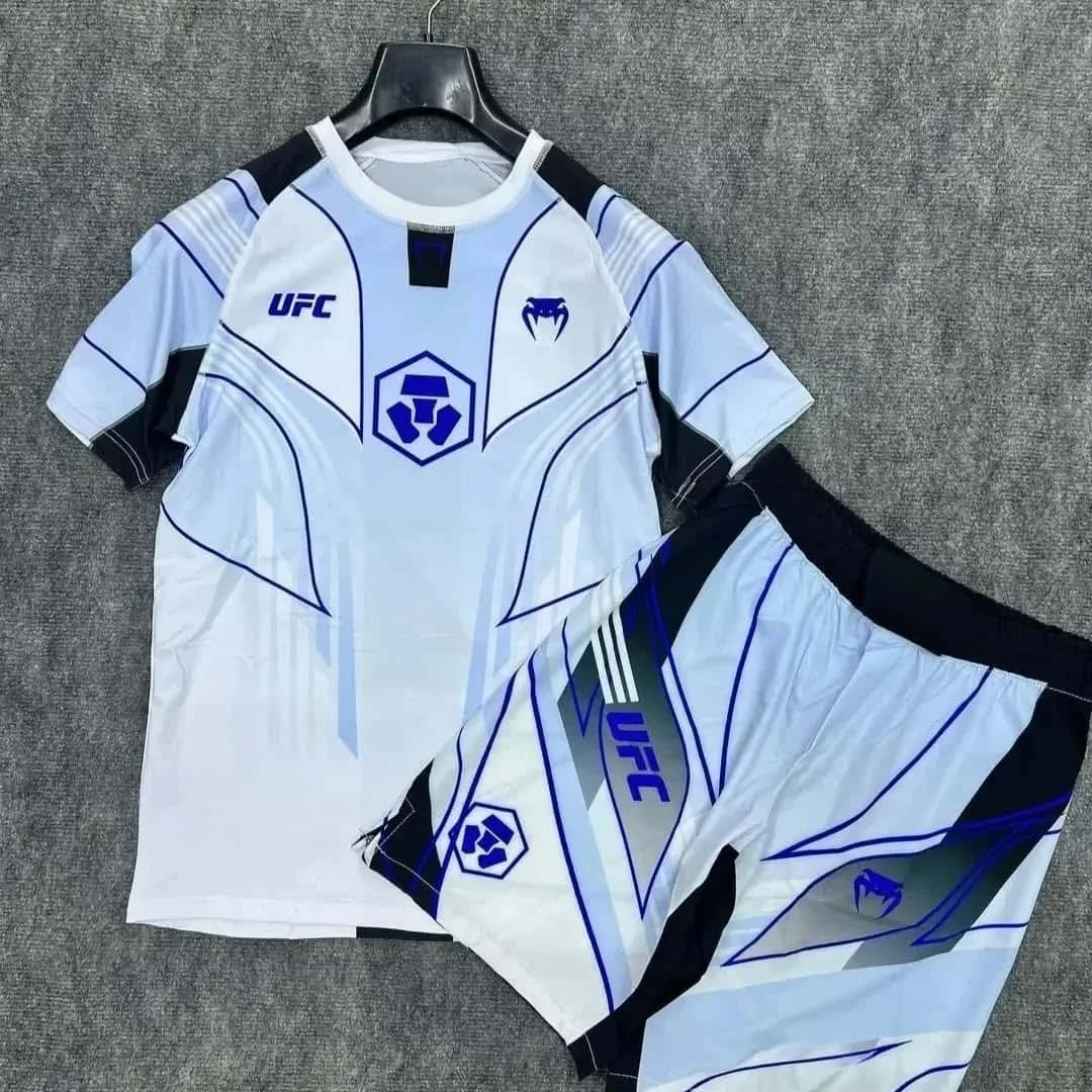 

Makhachev - Быстросохнущий боксерский костюм World-class для соревнований по боксу Ufc 2025, комплект с короткими рукавами, экстремальные виды спорта на открытом воздухе