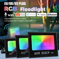 Led Reflector RGB Smart Floodlight Outdoor Garden Lamp IP66 Tuya WIFI Control