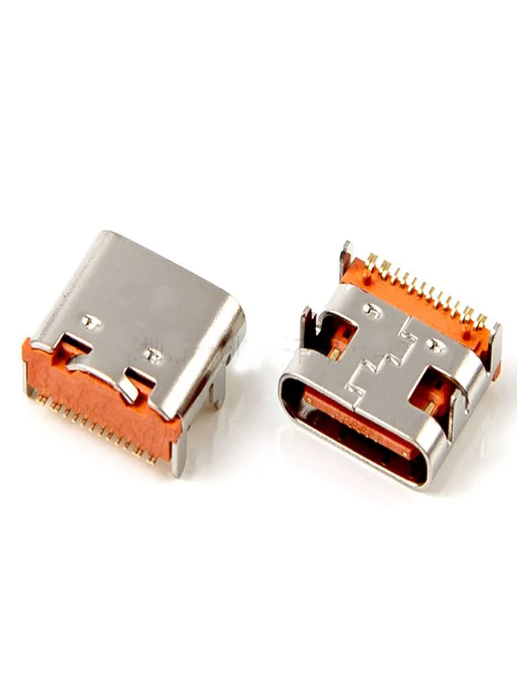 10 sztuk 16Pin SMT złącze wtykowe Micro USB typ C 3.1 żeńskie umieszczenie SMD DIP do ładowania PCB o wysokim natężeniu — zdjęcie 2