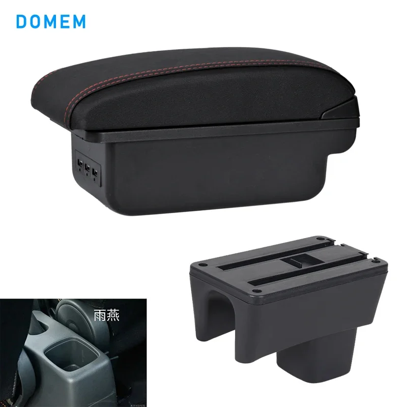 

For Suzuki Swift Armrest Box For Suzuki Swift Car Armrest 2005-2023 car accessories interior storage Box Retrofit parts with USB