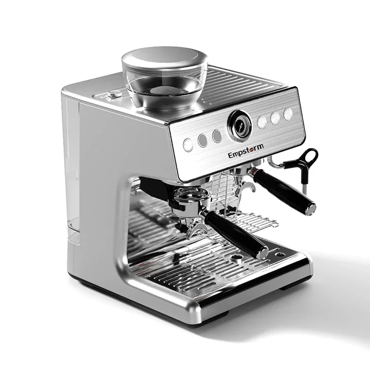 

Household Smart Electric Portable Espresso Manual Coffee Machine Stainless Steel Bean-To-Cup Coffee Machine