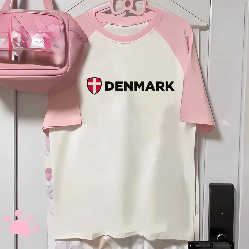 Denmark t shirt women active wear designer breathable t-shirts female graphic clothes