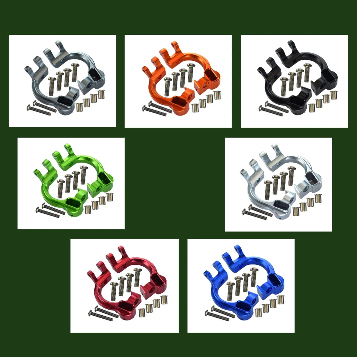 

GPM Aluminum Front C Hubs For ARRMA Granite Vorteks Kraton Typhon