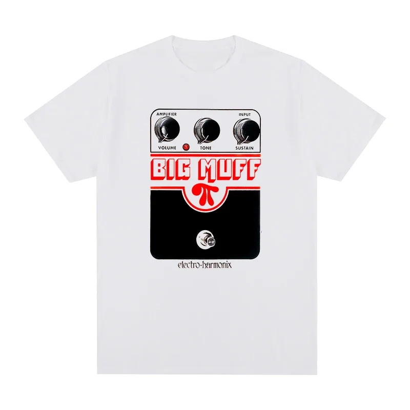 Big Muff Guitar Pedal Effect Shoegaze Printed T-shirt Men Women Cotton Loose Casual Short Sleeve Tshirt Men's T-shirts Men's Top