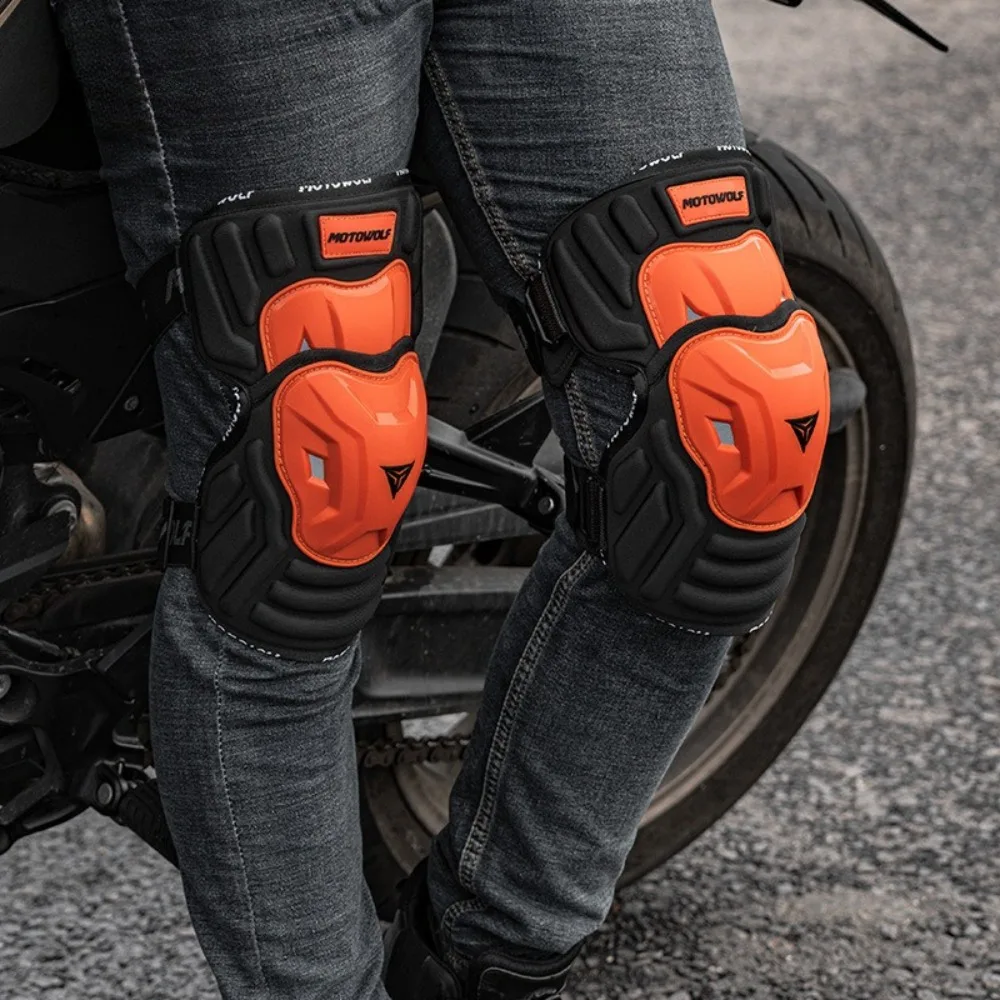 Men's Motorcycle Riding Knee Pads Elbow Protection Motorcycle Protective Gear Outdoor Riding Leg Protection Elbow Protection