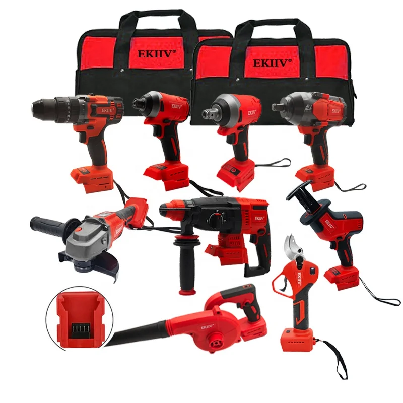 

9-Tool Combination Package Mixed Tool Set Multifunction Tire Repair Kits For Cars Homeowner General Household Hand Tool Set
