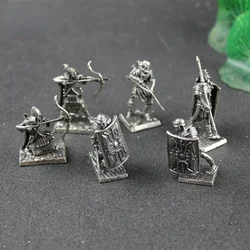 Metal Copper Lost Roman Legionnaire Archer Shield Soldiers Model Figurines Miniatures Car Decorations Toy Ornament Gift