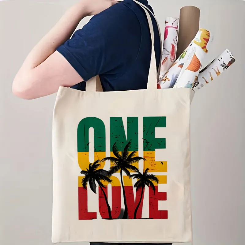 1 Printed Canvas Bag Skateboard Style Palm Tree Unisex Breathable Trucker Driver Portable White Crossbody Bag with Closure. Suit