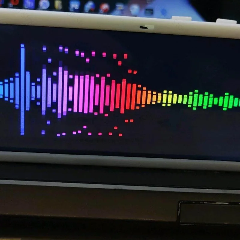 6-inch Voice-activated Music UV Level Meter Spectrum Display Supports HDMI output Type-C 5V
