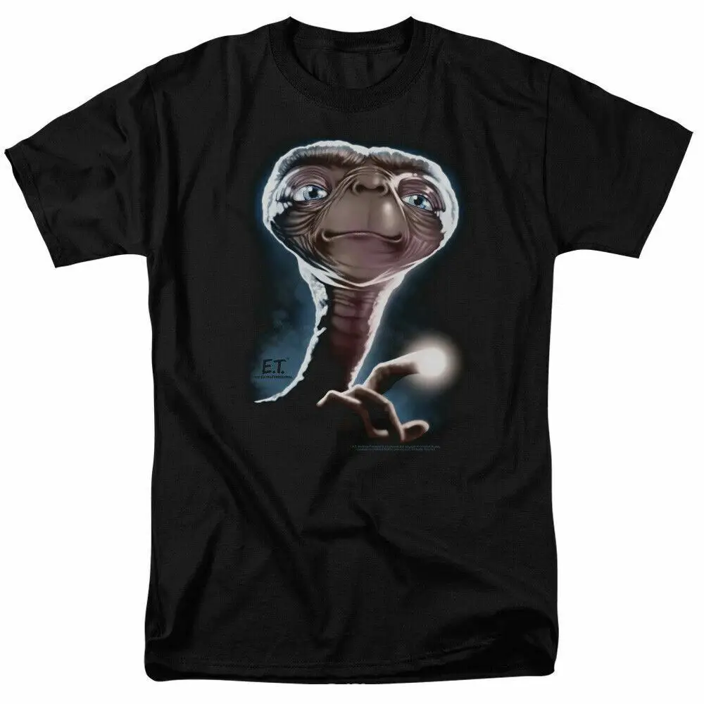 

E.T. The Extra Terrestrial Portrait T Shirt Mens Licensed 80s Movie Black