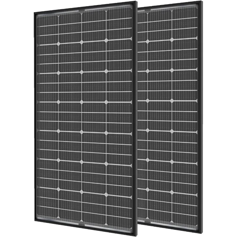 home.Bifacial 400 Watt Solar Panel 12V 10BB Monocrystalline RV Home Farm Trailer Camper Marine Off Grid System(2 PCS 200 Watt)