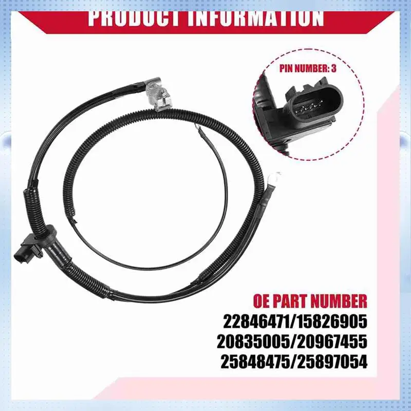 

A70R-63Inch Long Negative Battery Cable 22846471 For Cadillac Escalade 2007-2014