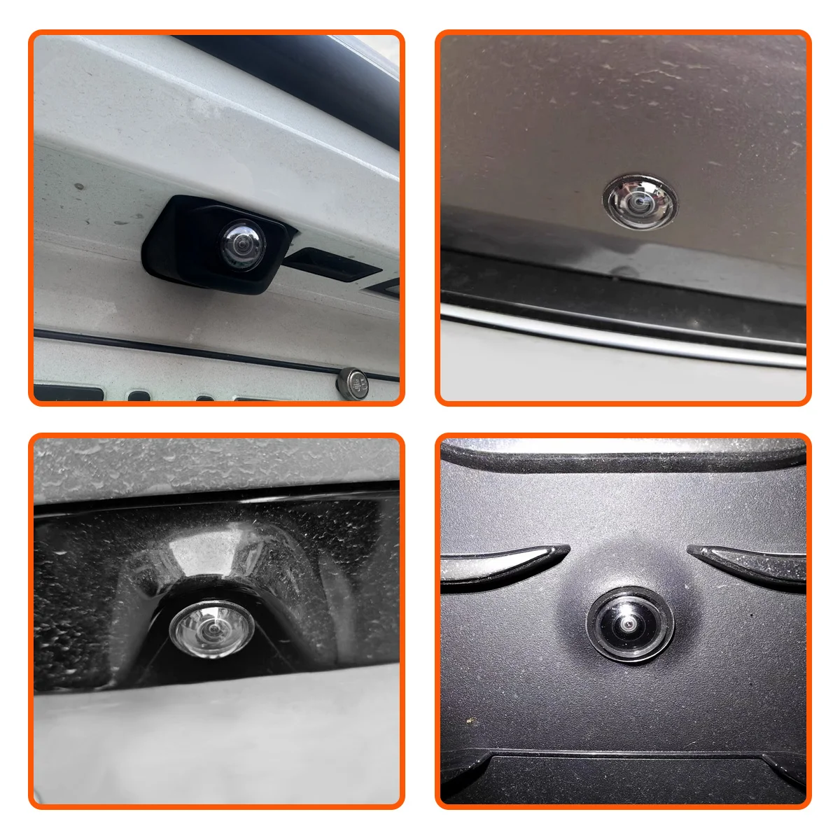 Autokamera-Schutzabdeckung 360 ° Panoramisches, kratzfestes, wasserdichtes, staubdichtes, transparentes Klebeschutzschild für externe Autokamerateile – Detail 5