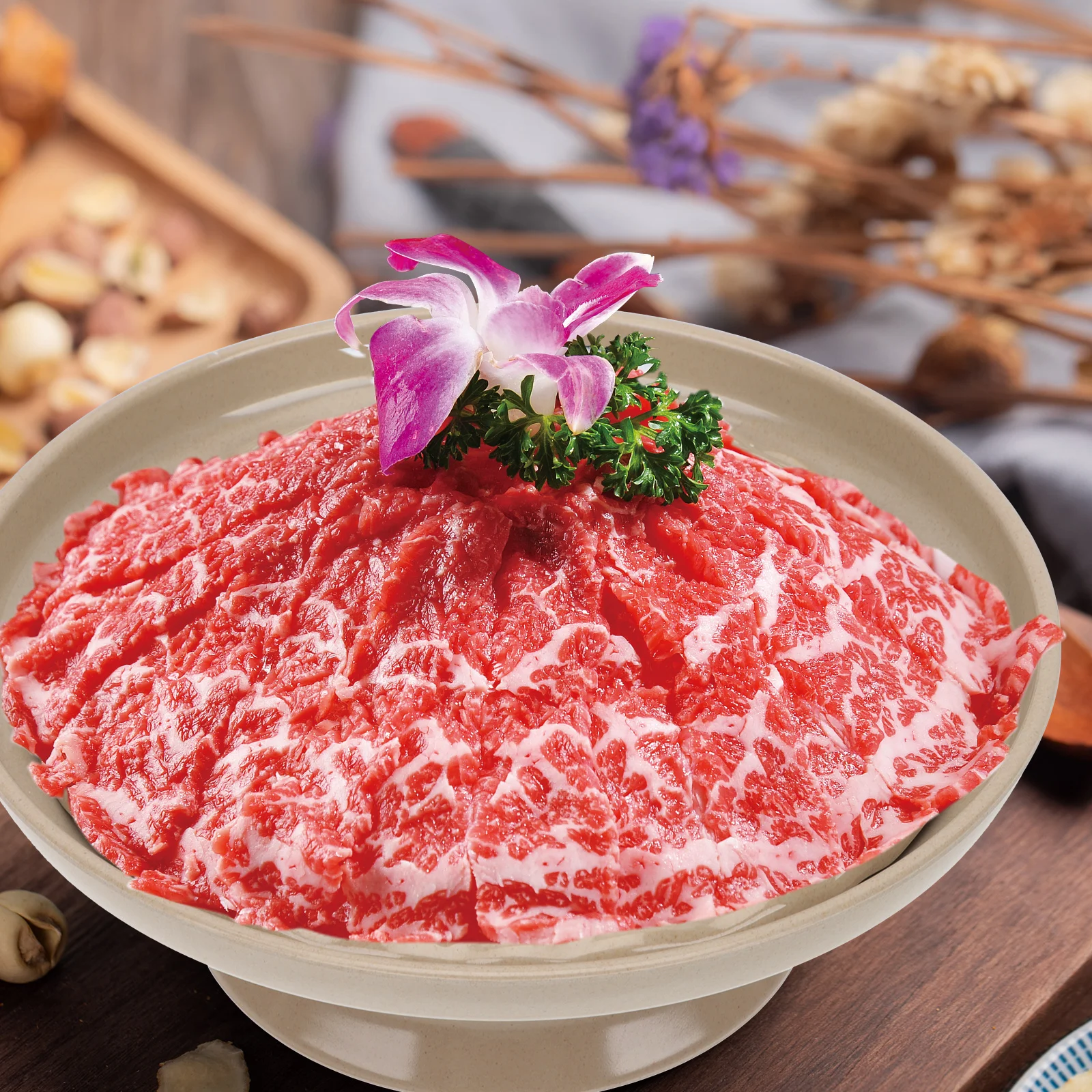 

Creative Smoking Dinnerware Melamine Food Plate Tray Hot Pot Serving Sashimi Dry Party Restaurant Catering Home Decor
