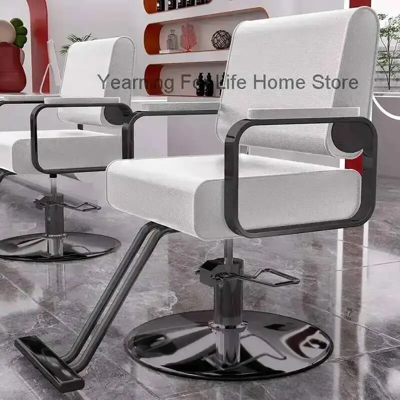 صالون تجميل كرسي احترافي صالون حلاقة أثاث الشعر كراسي باديكير ارتفاع قابل للتعديل البراز أثاث صالون Sillas #4