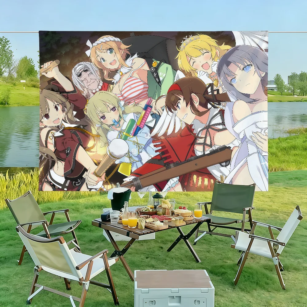 Game S-Senran Kagura-S Flag Wall Decorations Home Decor Suitable For Living Rooms Bedrooms Dormitories Parties And Holidays