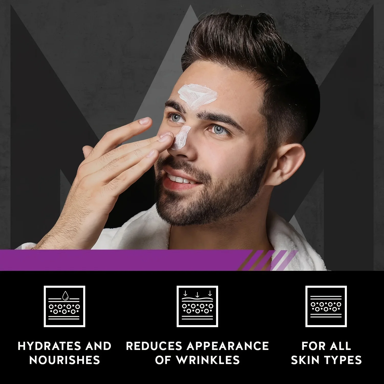 Crema facial de Retinol de colágeno para hombres, hidratante antienvejecimiento