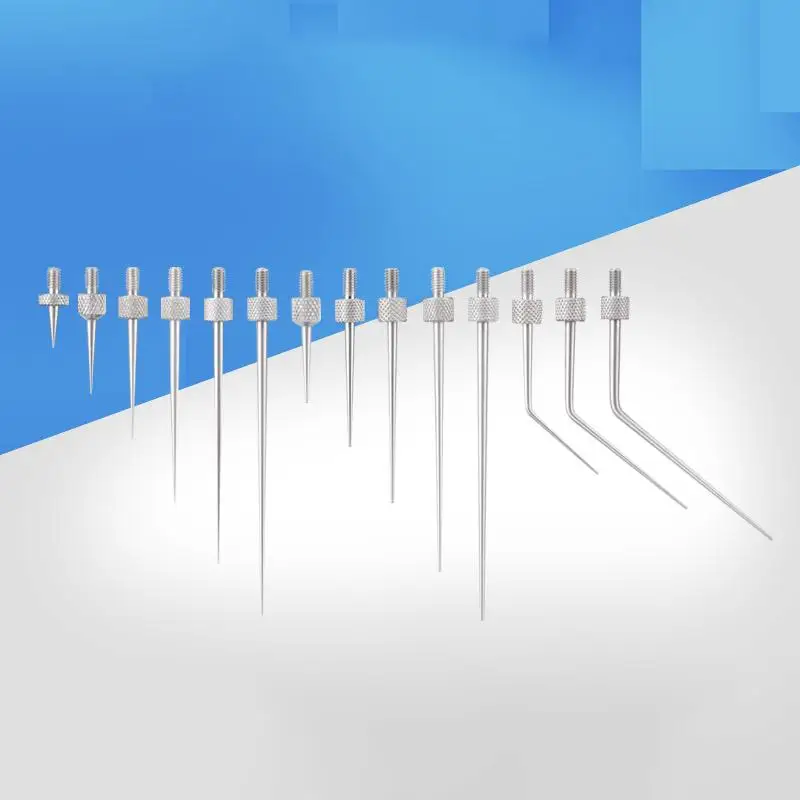 M2.5 Thread Needle Diameter HSS Dial Test Indicator Contact Point Pointed Needle Dial Indicator Tool Parts 45degree