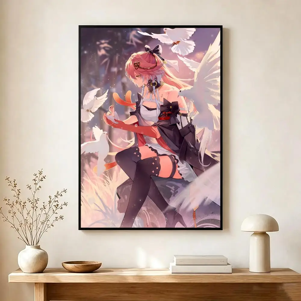 action game W-Wuthering Waves Changli Poster Modern Home Decoration Interior Design & Contemporary Wall Art Collection