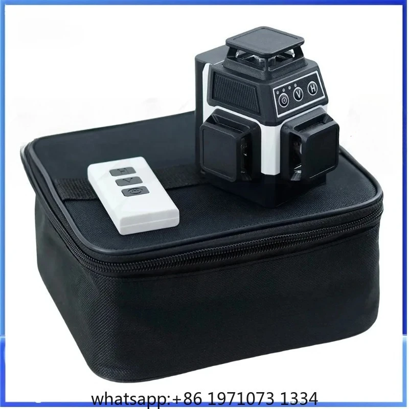 Mini 3D 12 Lines Laser Level Self-Leveling 360 Horizontal And Vertical Cross Super Powerful Green Beam Optical Instrument