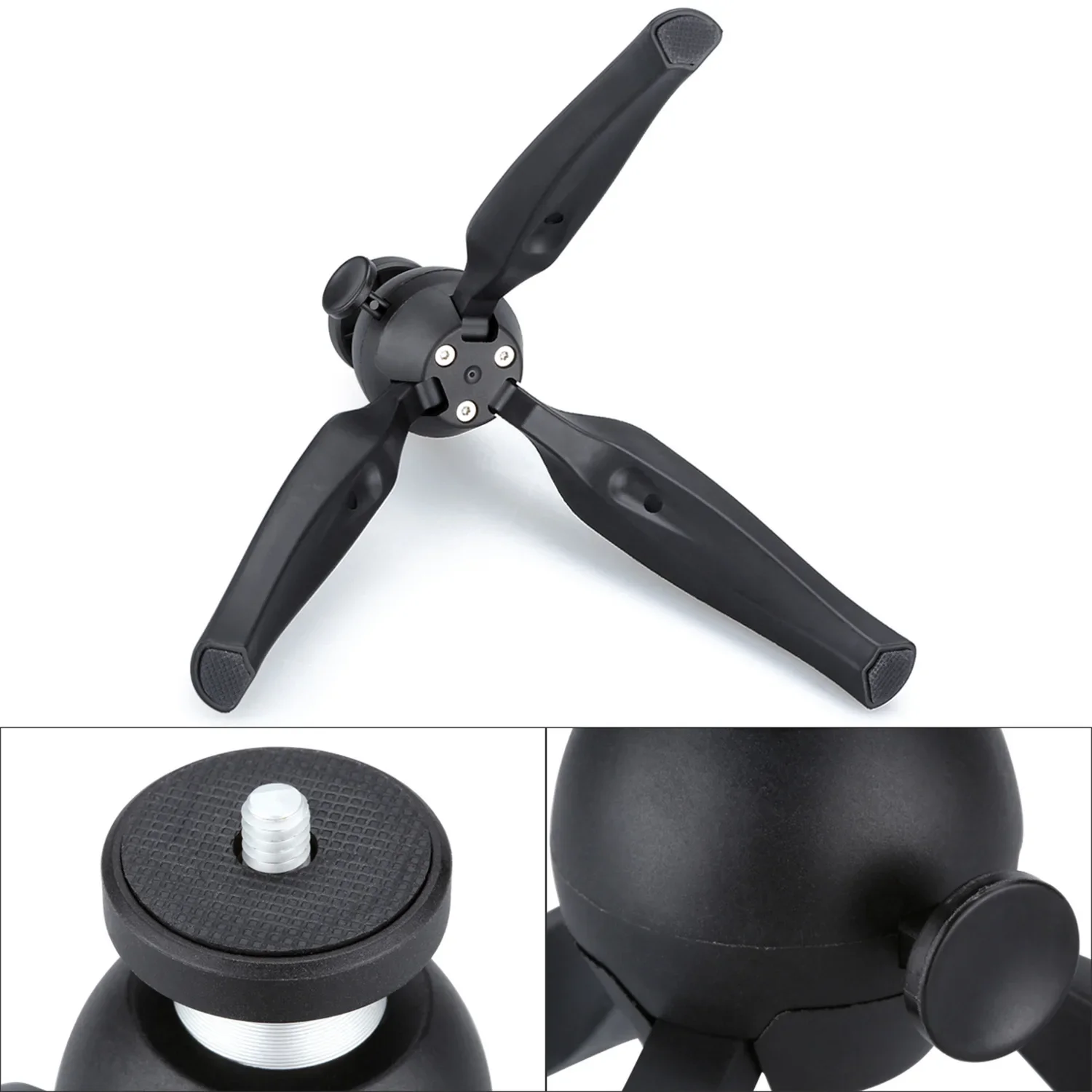 Portable Universal Tripod Retractable Desktop Phone Holder For Live Broadcast / Portable Desk Live Stream Tripod