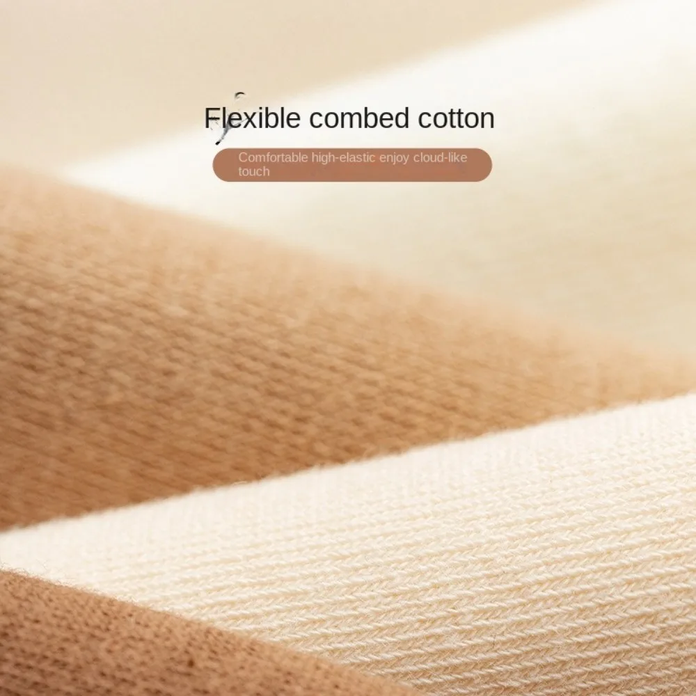 

Casual Cotton Women Long Socks Non-slip Solid Color Middle Tube Socks Girls Pile Socks Summer
