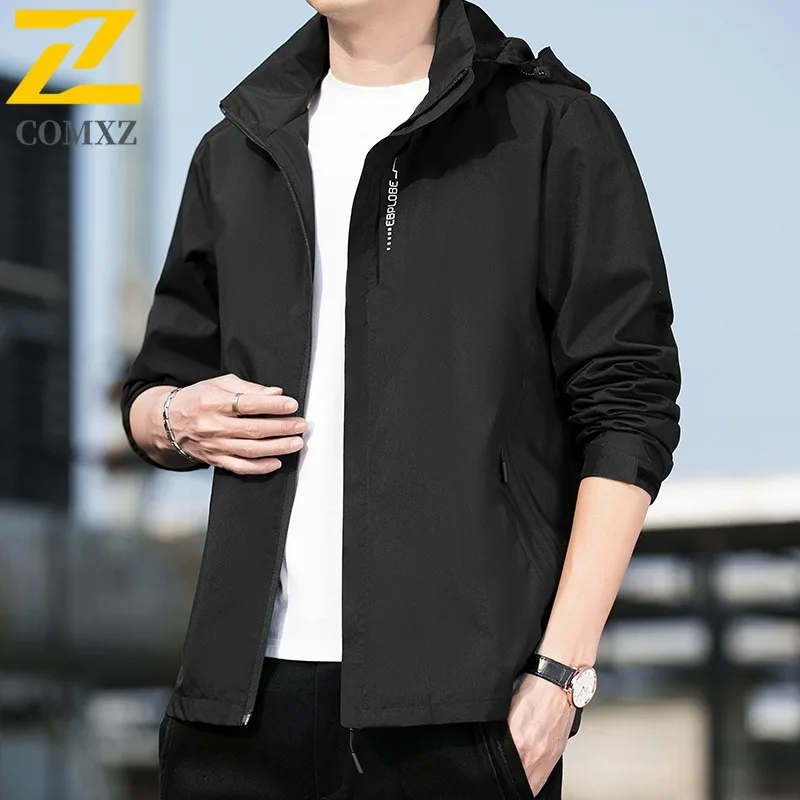 ​Men Outdoor Work Jacket Windproof Waterproof Hiking Tactical Military Windbreaker Breathable Mountaineering Travel Sports Coat