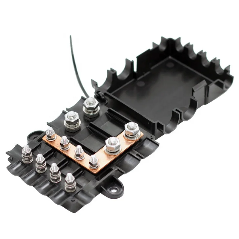 Portafusibles Automotriz de 6 Vías, PA66 M5 M8, Color Cobre Púrpura, para MIDI MEGA