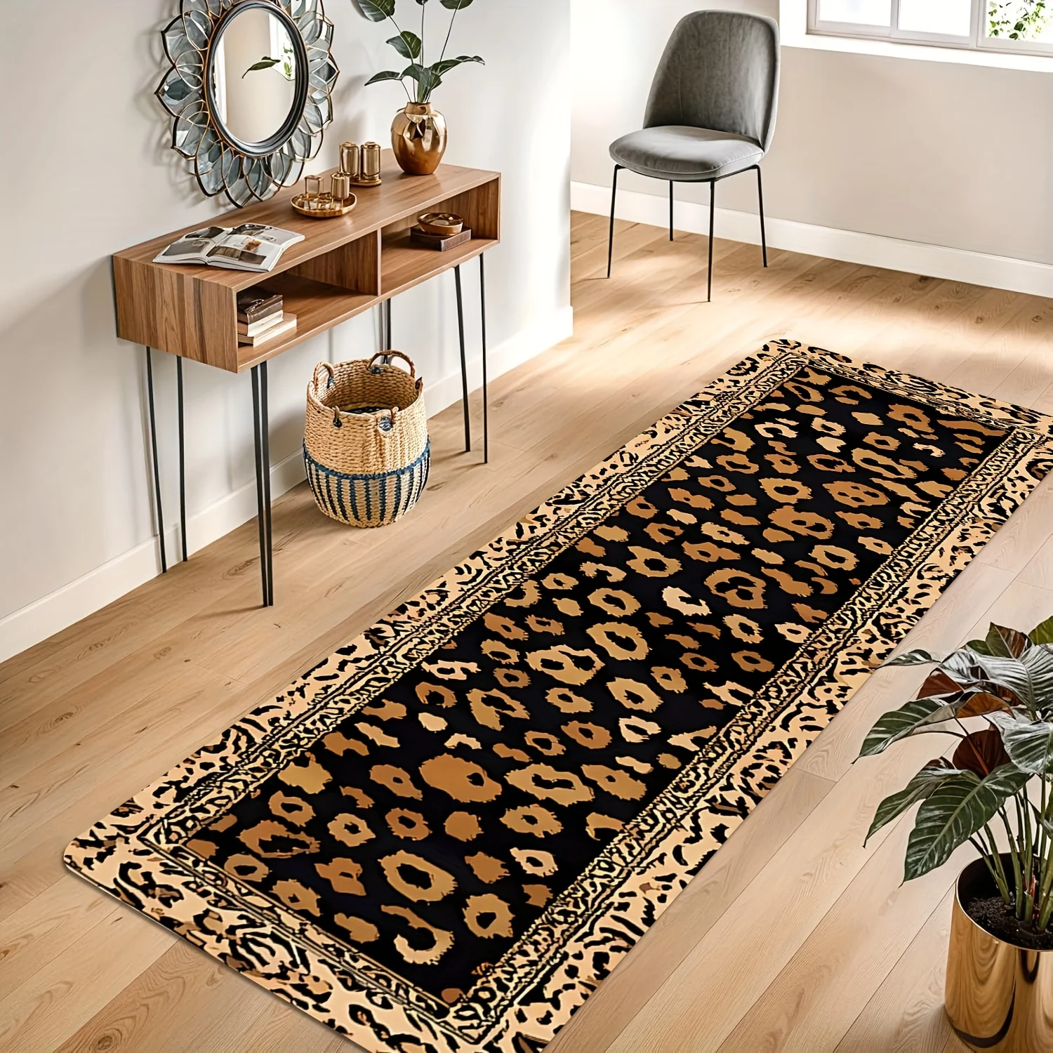 Leopard Print Border Long Runn - đánh giá và giá Commercial Printing Supplies Usa