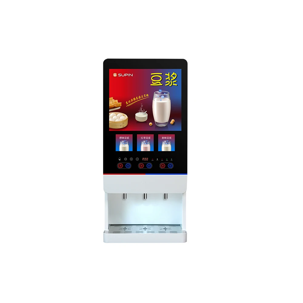 SUPIN D-30SC Hot/cold Coin Operated Tabletop Instant Coffee Machine With Self Dispenser, Self Cleaning System