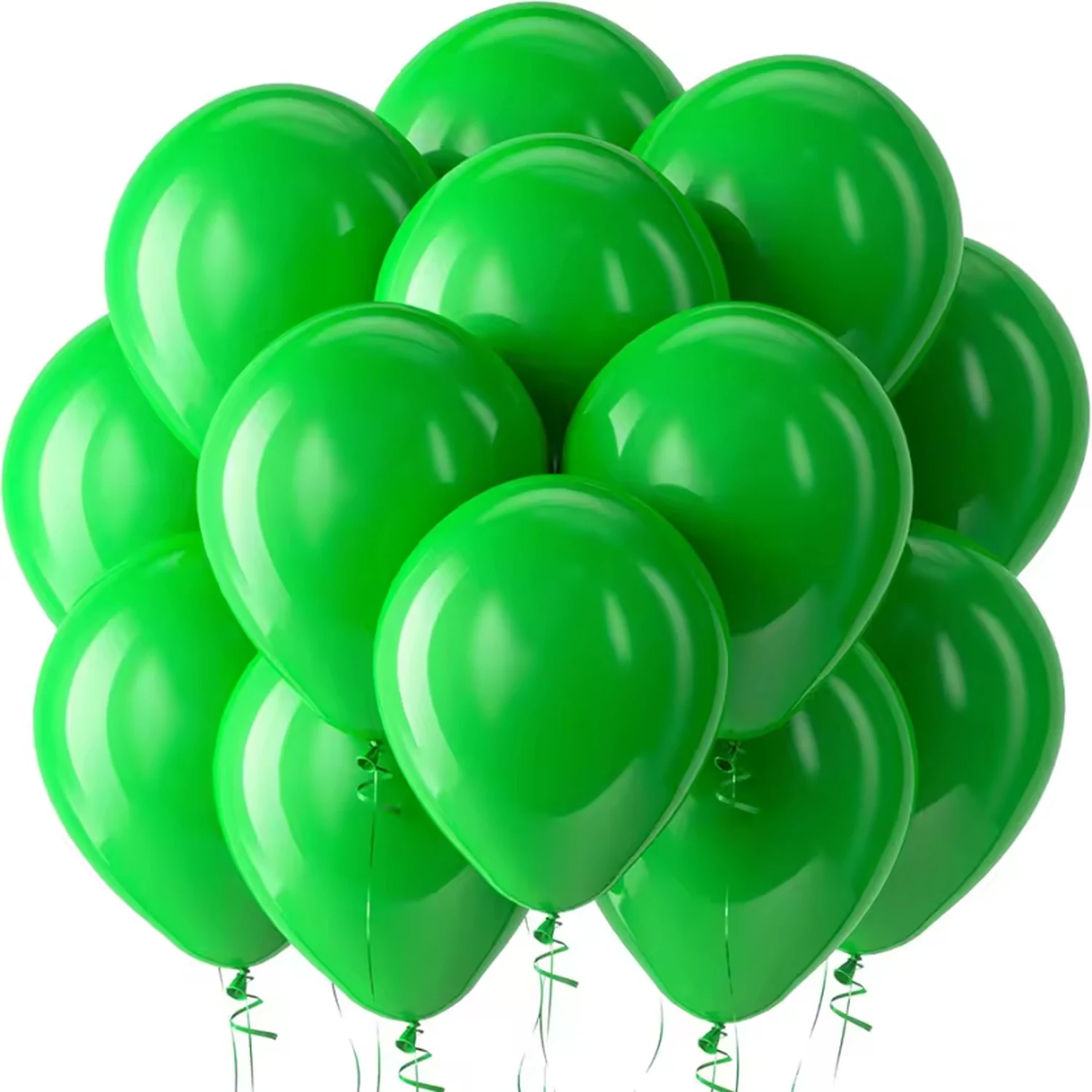5/10/12/18 بوصة بالون أخضر الغابة الأخضر الأزرق الساخن الوردي الأبيض اللاتكس بالون حفلة عيد ميلاد الديكور استحمام الطفل الزفاف Globos #6