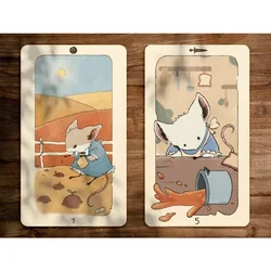 10,3 * 6 cm 78 stuks kaarten MIMIT |   Mini-muizen Tarot: een klein tarotdek, gevuld met grote levens en avonturen