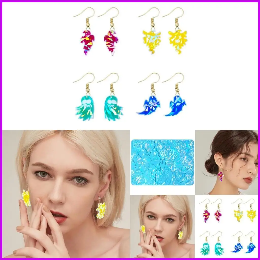 

Earring Jewelry Mold Set Specter Shaped Ear Ornament Resin Molds