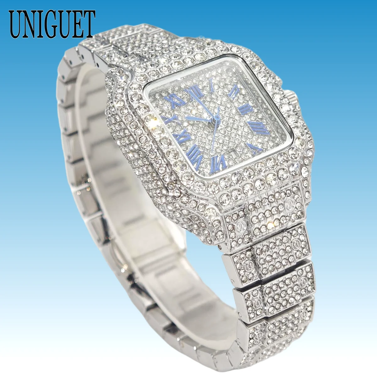 นาฬิกาข้อมือเพชรทรงสี่เหลี่ยม - Luxury Watch Sale บทวิจารณ์และราคา