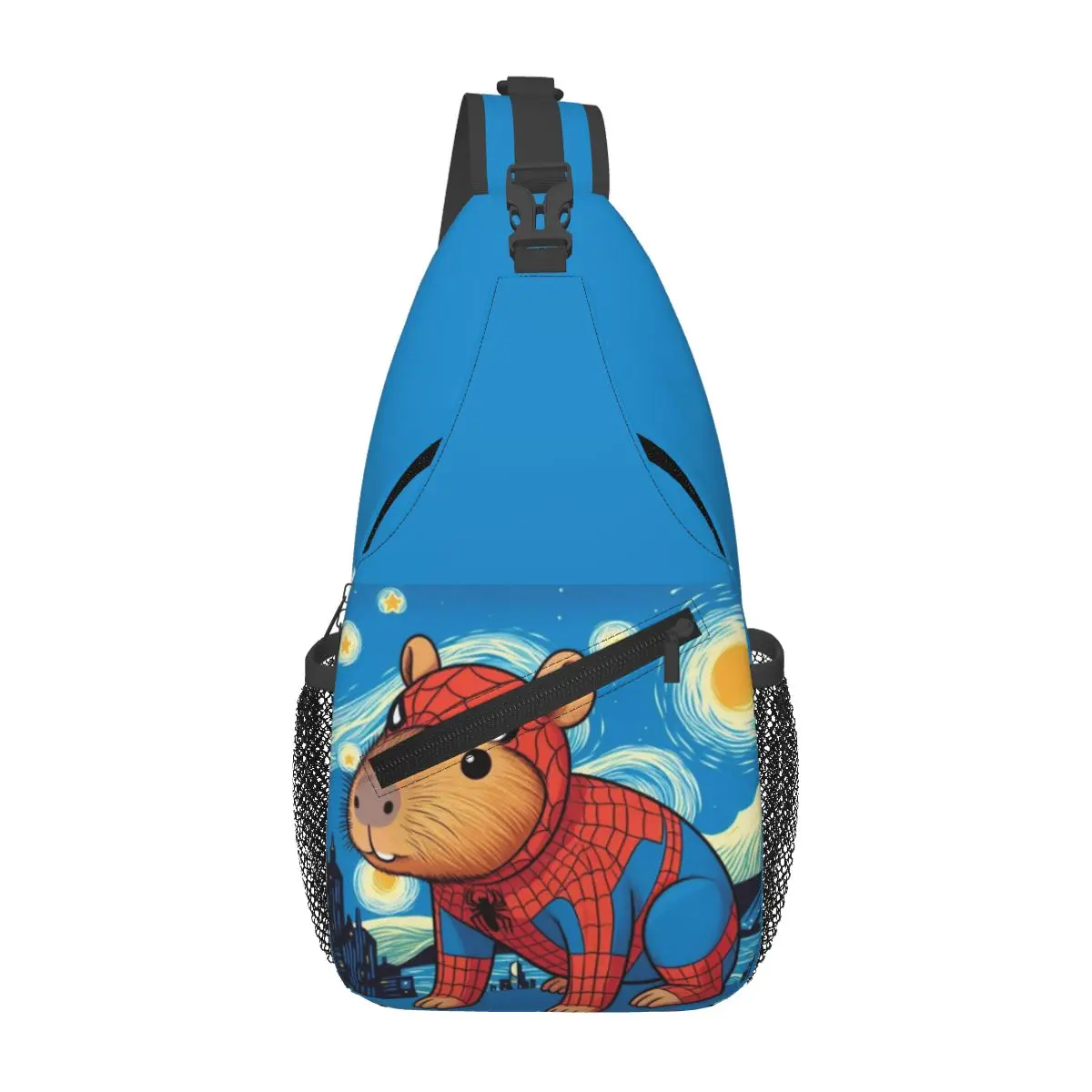 

Custom Capybara Shoulder Crossbody Chest Backpack Women Men Shoulder Chest Bags Sling Bag for Traveling Hiking Bags