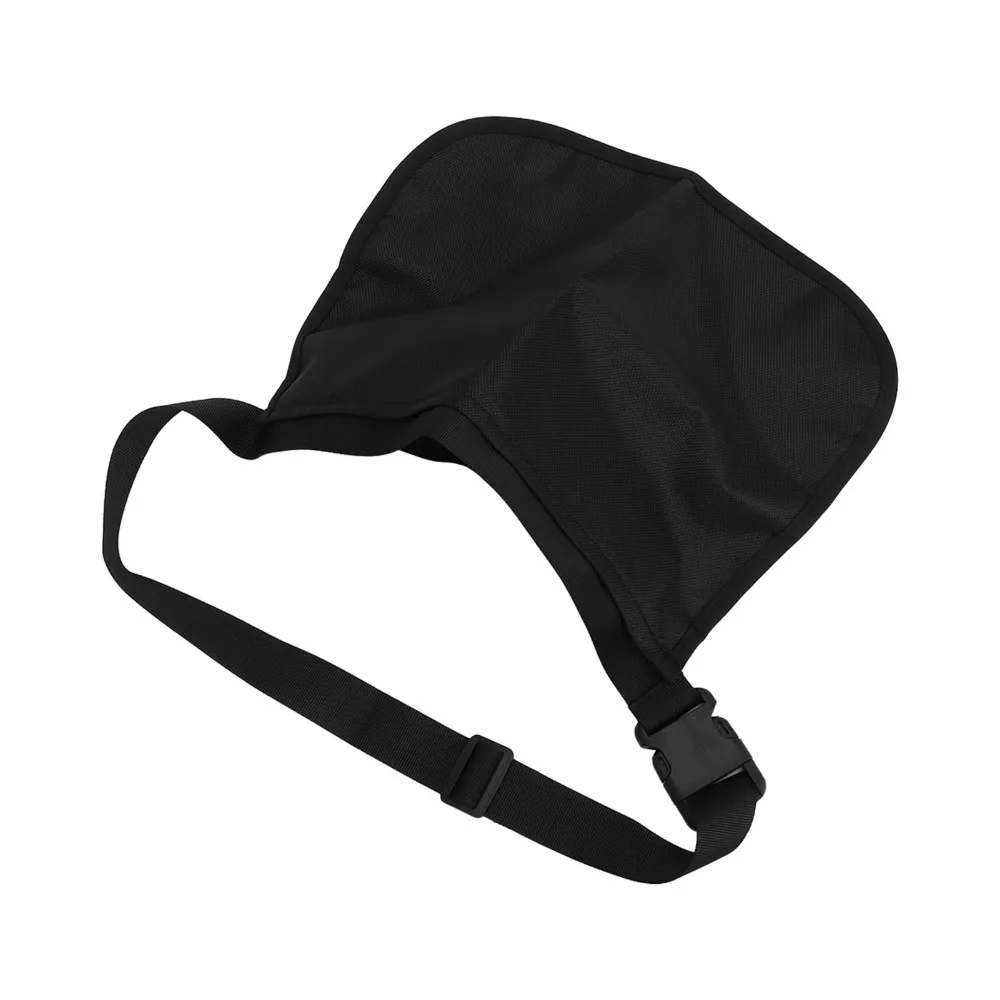 Tennis Accessories Polyester Tennis Ball Holder Mesh Black Ball Waist Pouch Adjustable Waist Belt Mesh Waist Bag Outdoor