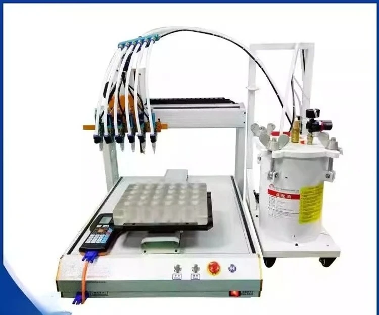 Glue six-panel light, flat light, silicone rubber automatic dispensing machine
