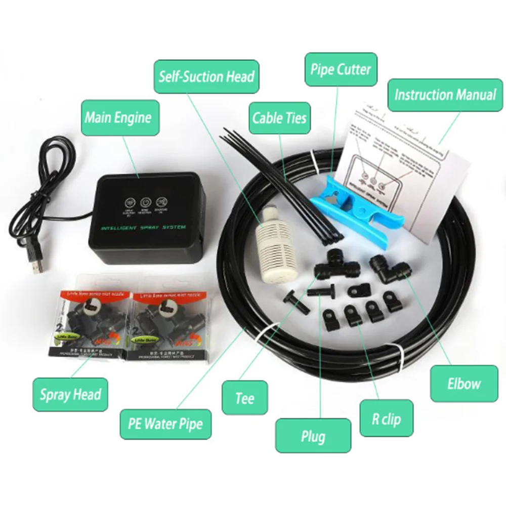 Electronic Timer Automatic Watering System Garden Plant Sprayer Spray Irrigation System Kit For Garden Aquarium Touch Screen