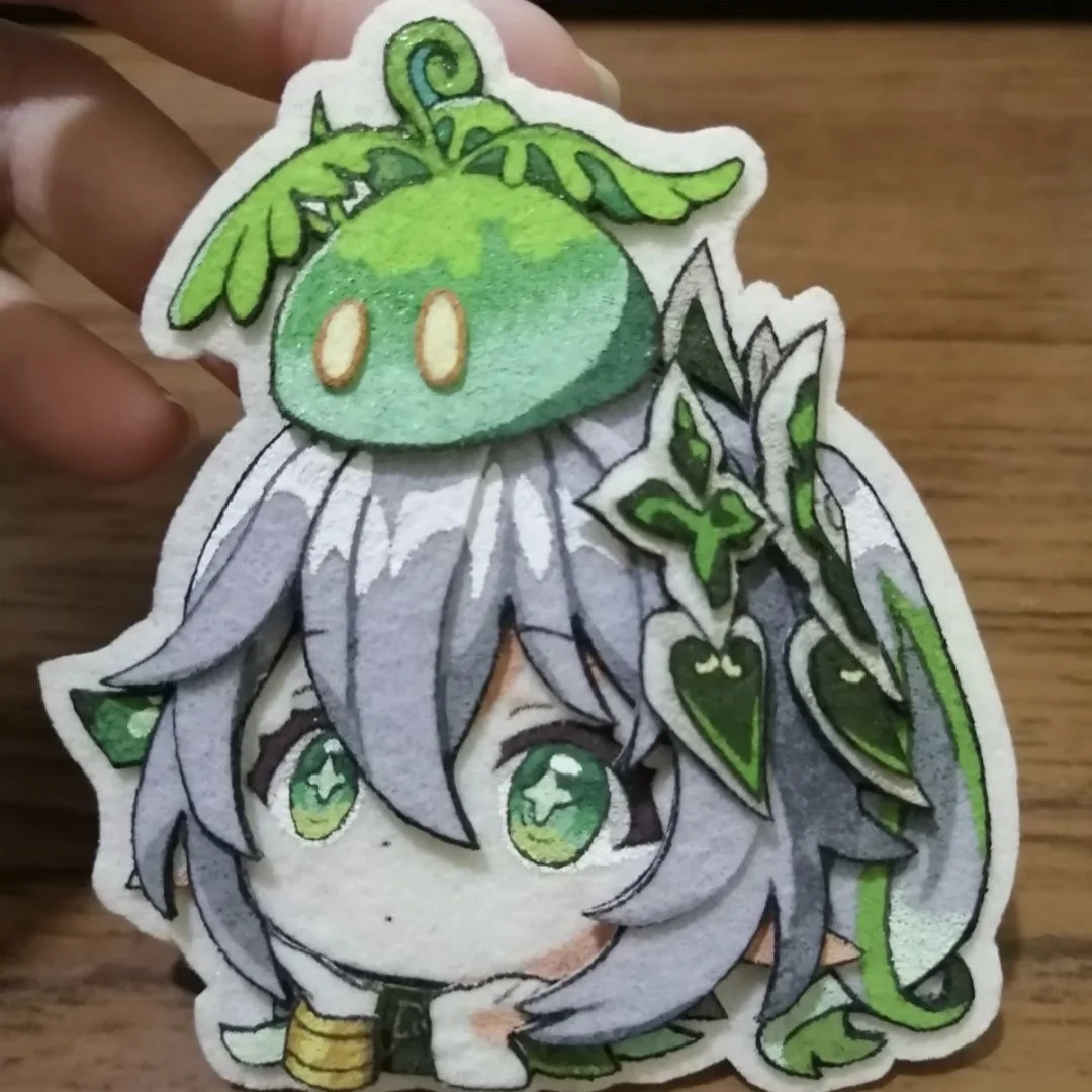 Genshin Impact, Травяной Бог, Naxida, Высокая красота, Самодельная работа, Красивая нетканая отделка, Изысканная подвесная деталь