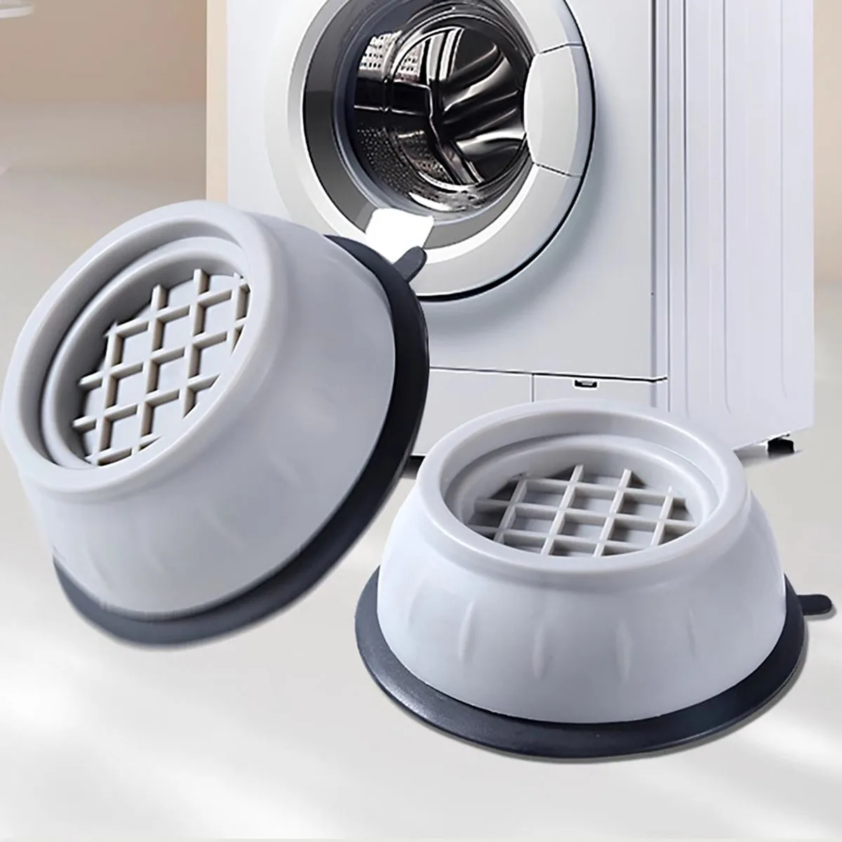 

4 шт., антивибрационные подушечки для ног, резиновый коврик, слипстоп, бесшумные демпферы, подставка, универсальная стиральная машина, холодильник, мебельная подставка для ног