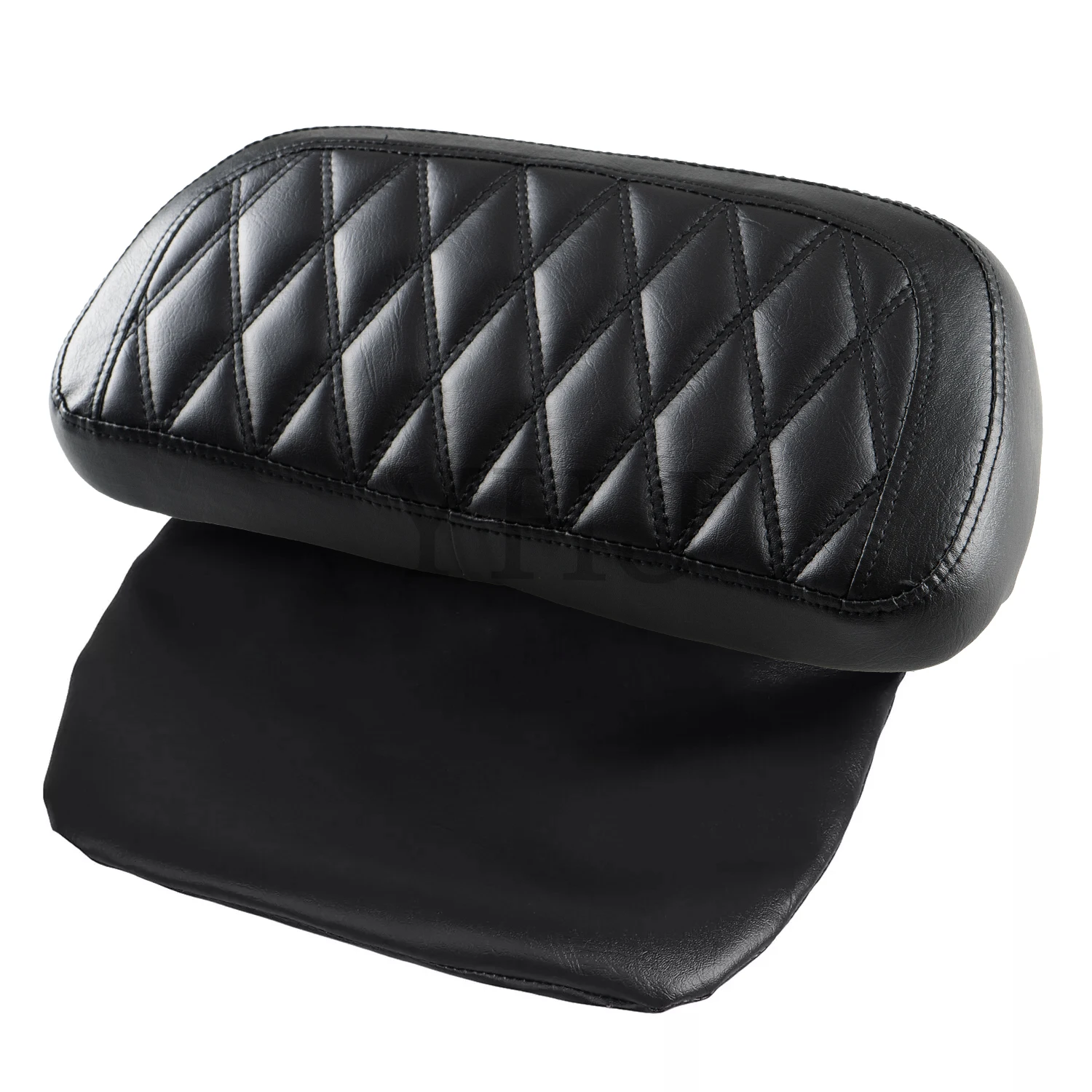 Razor-almohadilla de respaldo para maletero de motocicleta, paquete de Tour Pak, para Harley Touring Street Tri Glide Road King 2014-Up, cuero PU negro