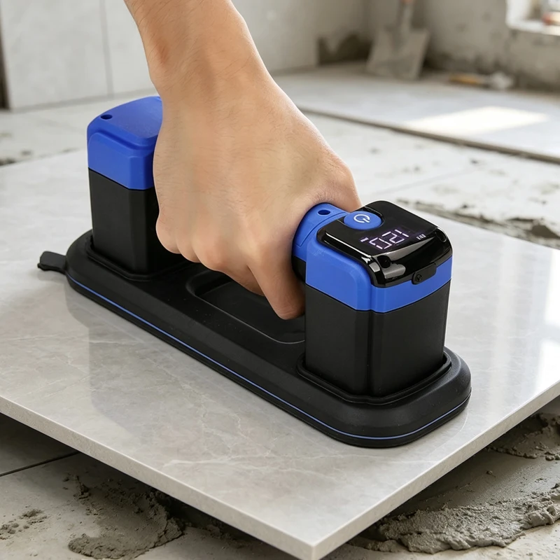 LED Smart Display Electric Vacuum Suction Cup 200KG Vertical Pulling Force Powerful Heavy-Duty Lifting Magnets Handling Tools