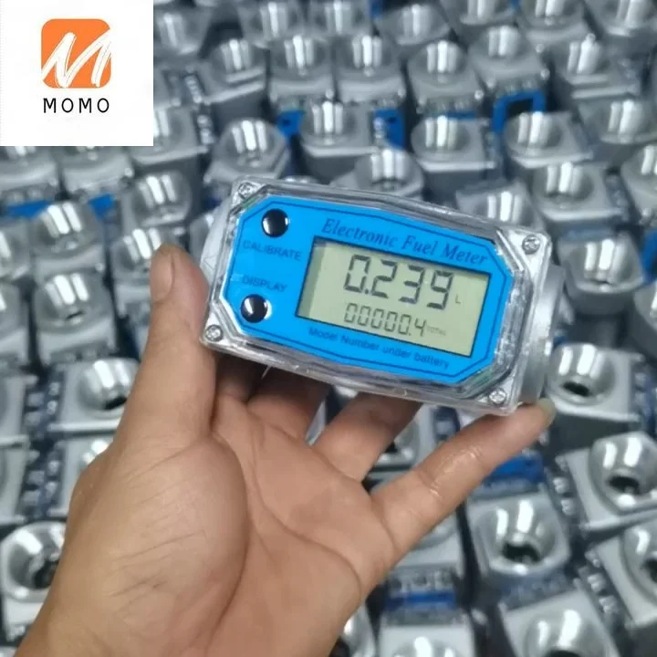 coconut oil Electronic digital turbine diesel fuel flow meter with high precision waterproof