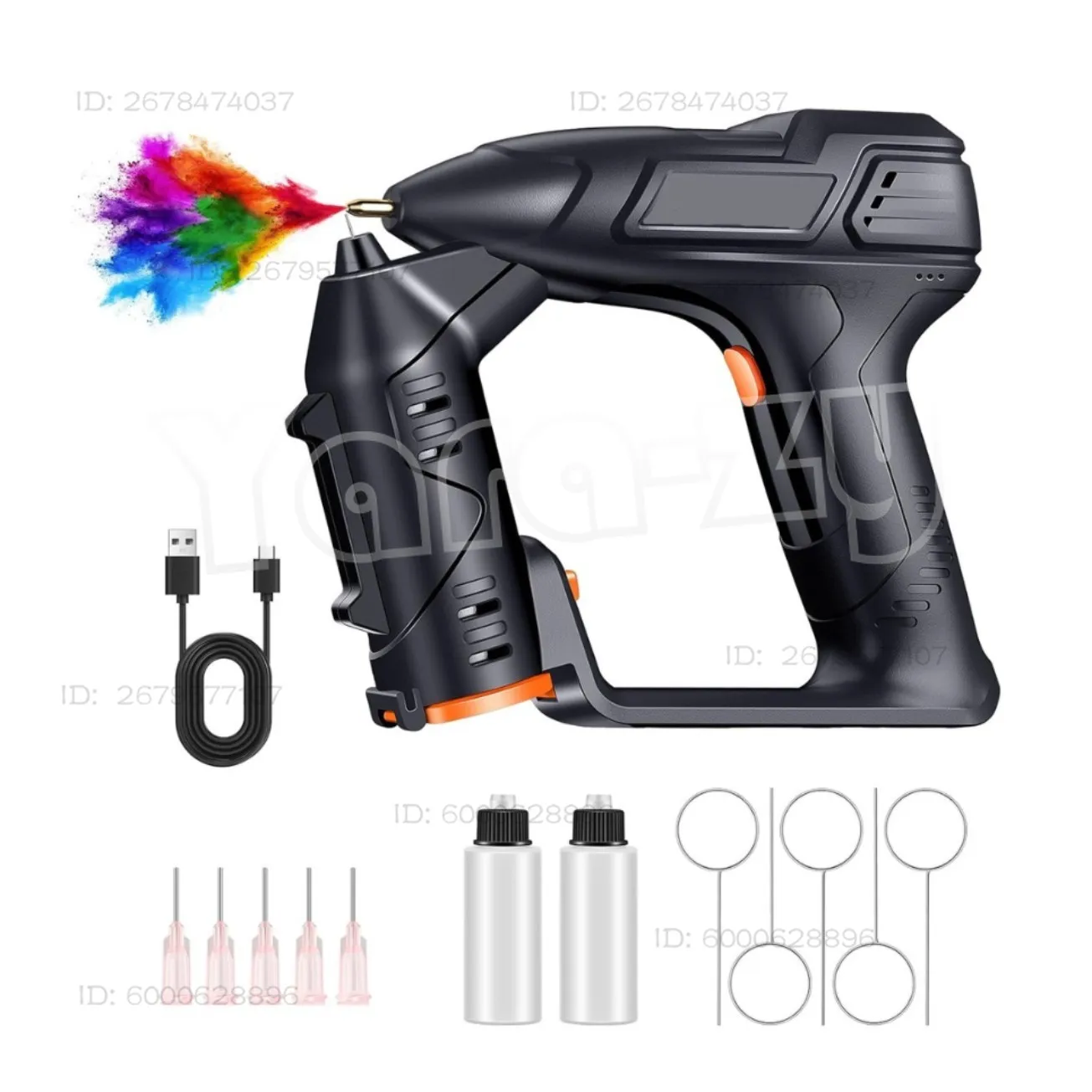 Nowy elektryczny pistolet do farb 3.6V/7.2V, pistolet do farb